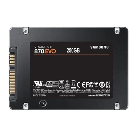 Samsung 870 EVO 250 GB SSD - High-Speed Performance with V-NAND Technology, Ideal Upgrade for Your System!